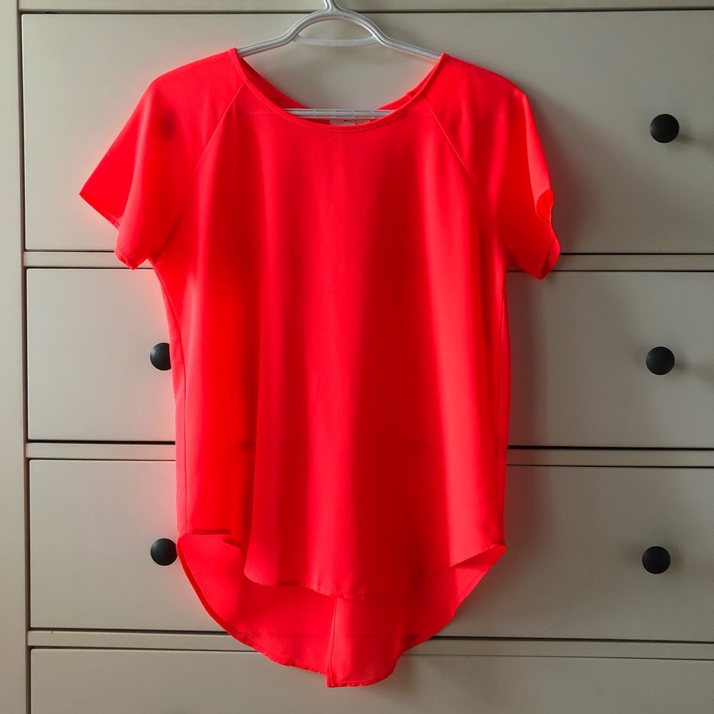 Neon pink blouse, Mine, size S